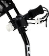 World of Golf EZ-FOLD 4-Wheel Golf Push Cart detail of bag straps and holder