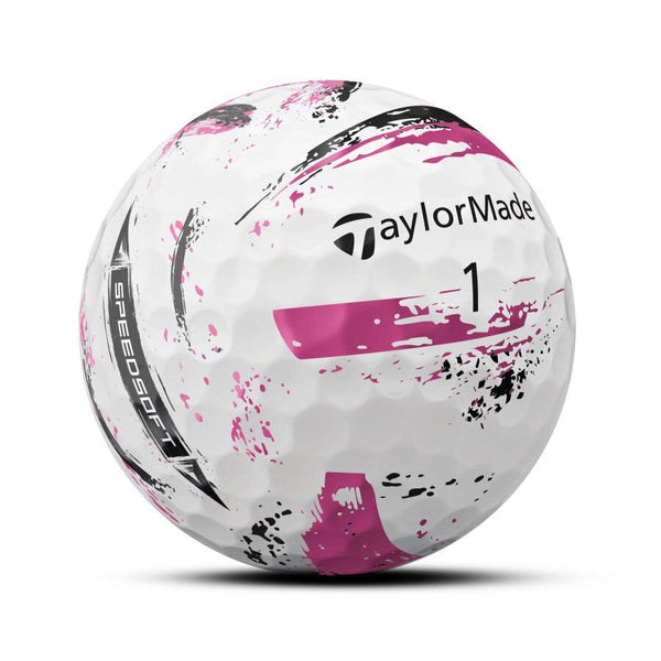 TaylorMade Speedsoft Ink Pink Golf Ball