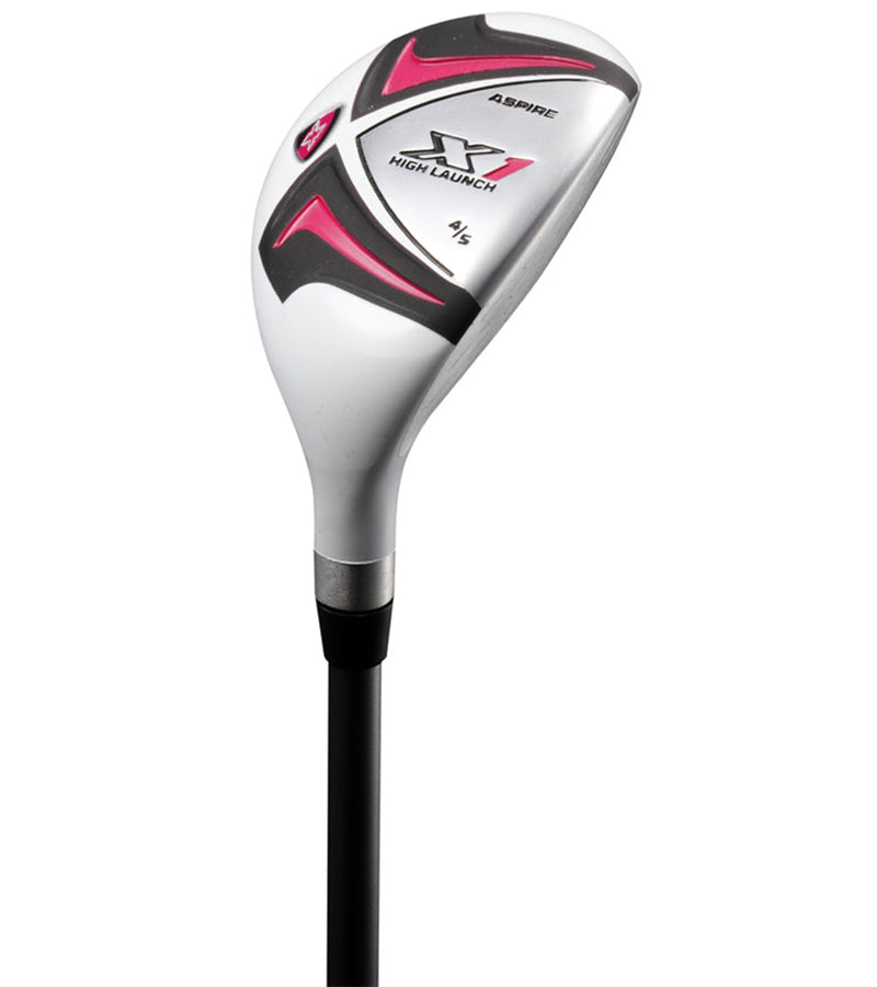 #4/5 Hybrid Wood from the Aspire X1 Women's Complete Golf Set in pink