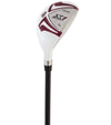 # 4/5 Hybrid Wood from the Aspire X1 Women's Complete Golf Set in purple