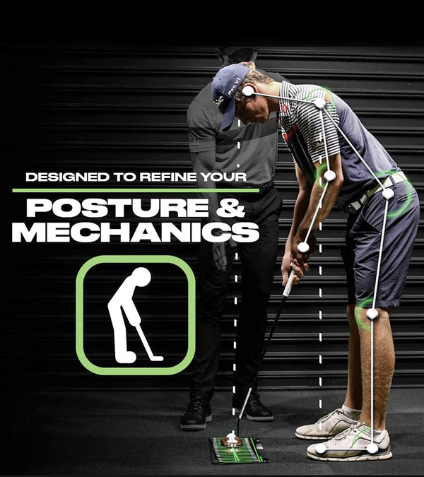 Back2Basics Pro Path Putting Mirror- showing posture and mechanics