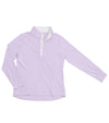 Birdie & Ace Sunrise Womens Golf Quarter Zip Long Sleeve  in Lilac