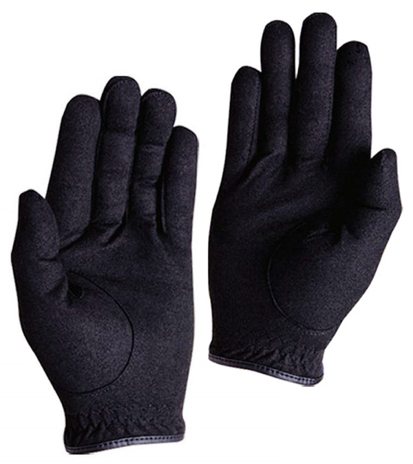 Bridgestone Mens CLIMA Grip Rain Golf Gloves - Pair in Black palm view