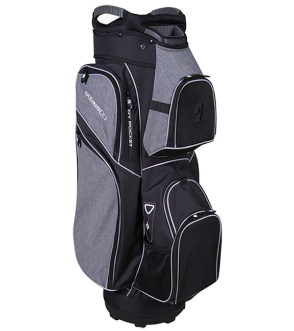 Bridgestone Deluxe Cart Golf Bag in Heather Gray view 2