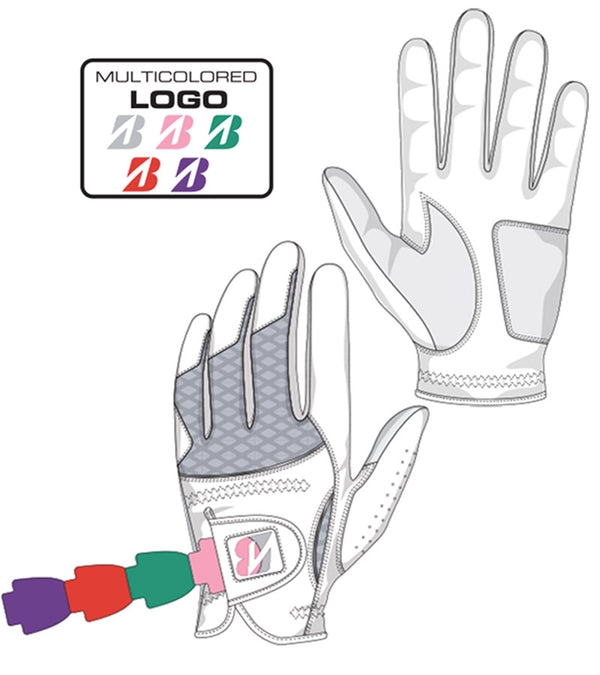 Bridgestone Womens Golf Lady Glove  color tab illustration