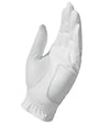 Bridgestone Womens Golf Lady Glove  palm view in white with grey mesh - left hand regular