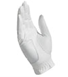 Bridgestone Womens Golf Lady Glove  palm view in white with grey mesh - right hand regular