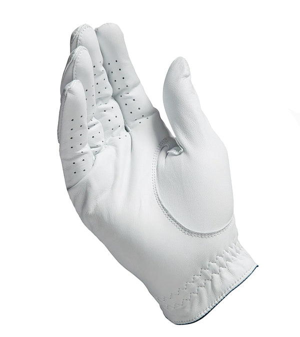 Bridgestone E Golf Glove -palm right hand regular white with black mesh and red accent details