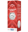 Callaway Chrome Soft Triple Track Golf Ball packaging for 4 balls