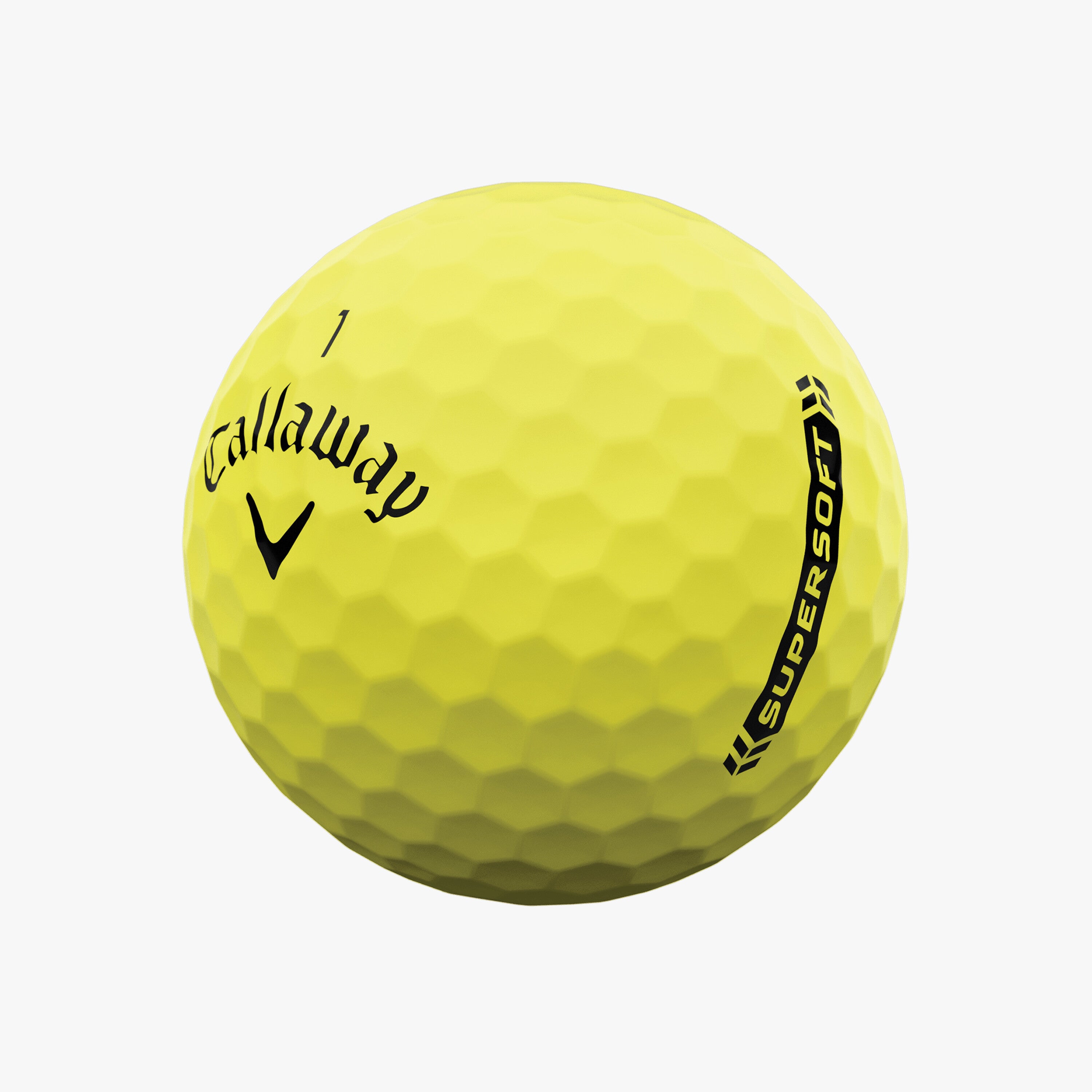 Callaway SuperSoft Golf Ball Yellow