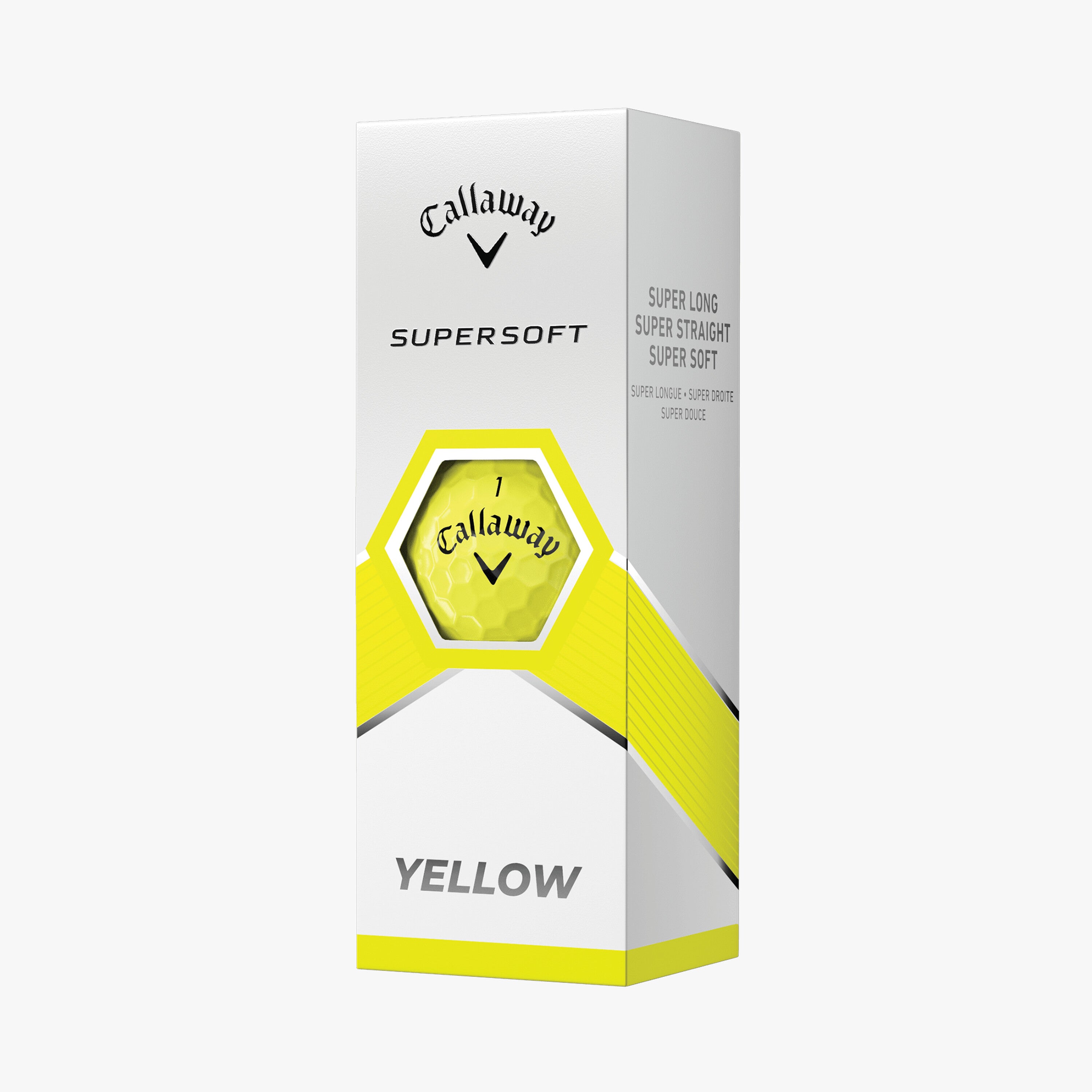 Callaway SuperSoft Golf Balls Yellow - 3 Pack