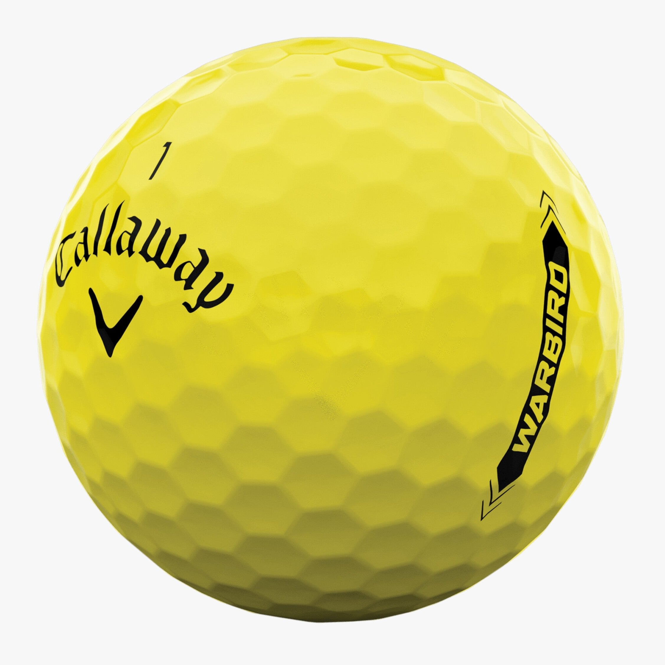 Callaway Warbird Golf Ball Yellow