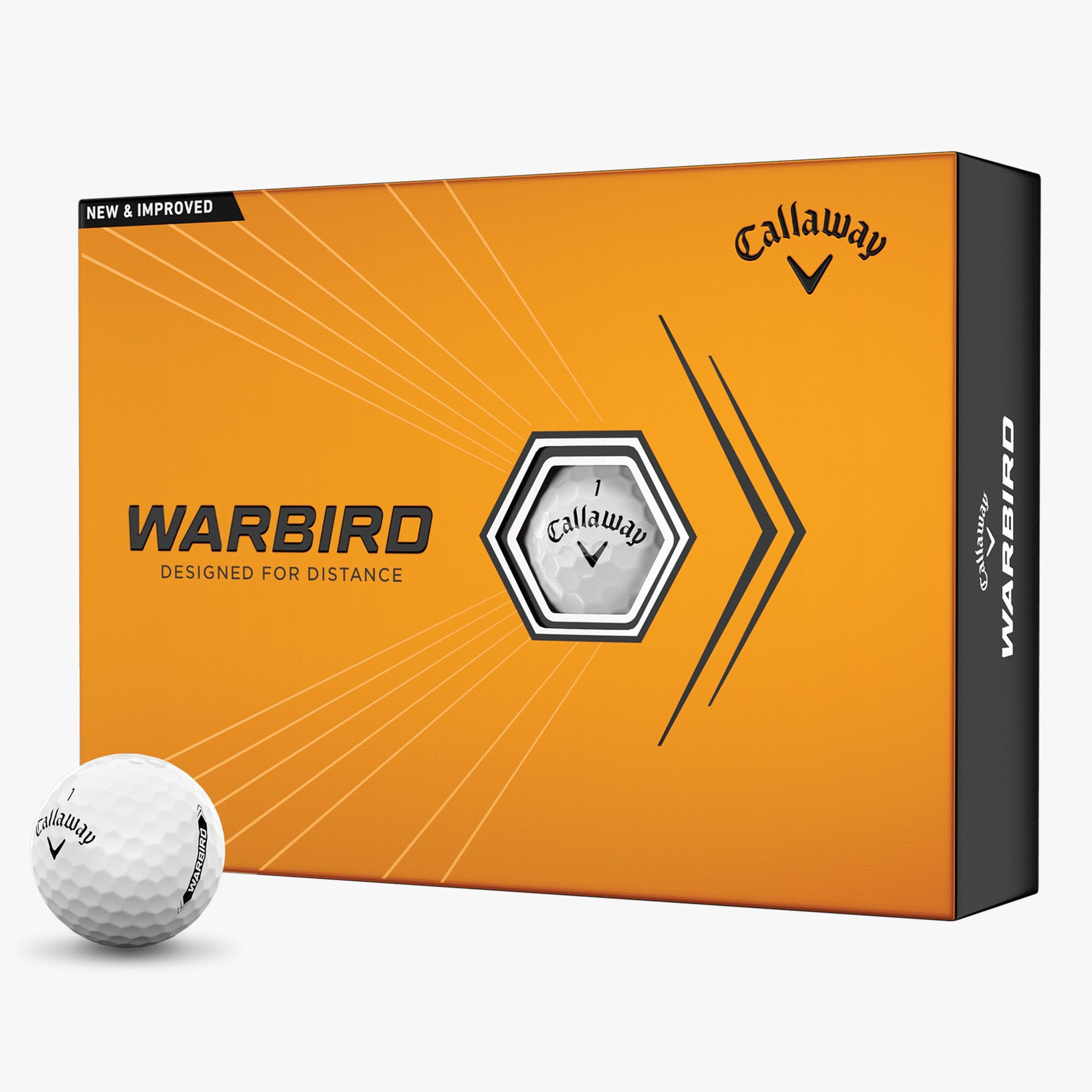 Callaway Warbird Golf Balls White - Box