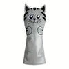 Friendly Cat Driver Cover - Grey