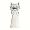 Friendly Cat Driver Cover - White