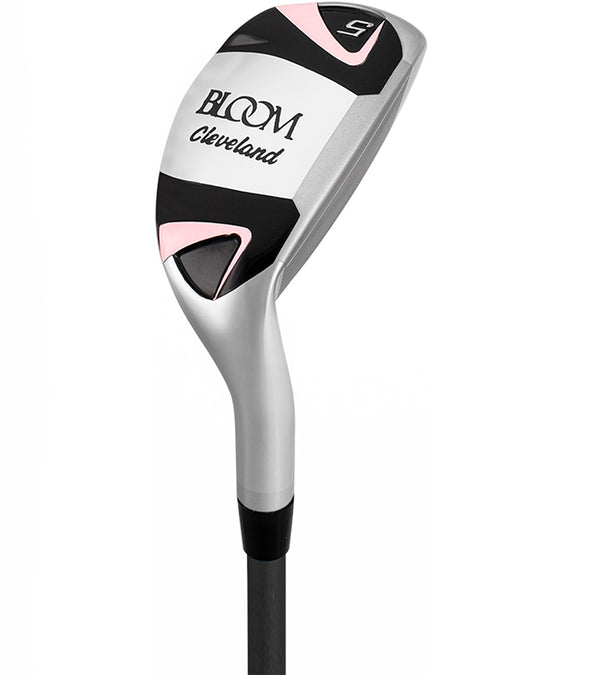 #5 from the  Cleveland Bloom Womens Complete Golf Set - in Black with charcoal grey & pink accentsHybrid 