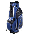 Cleveland Golf Lightweight Cart Bag 3/4 view in Navy/Black with white accents  