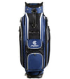 Cleveland Golf Lightweight Cart Bag front in Navy/Black with white accents  