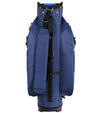 Cleveland Golf Lightweight Cart Bag back with strap in Blue/Navy with black & white accents and detailing