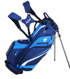 Cleveland Golf Lightweight Stand Bag carrying harness  in Blue/Navy with black details and white accents.