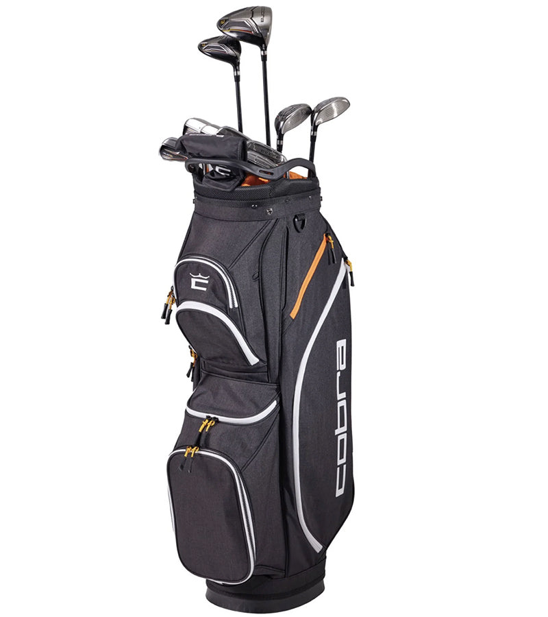 Cobra Mens Fly-XL Complete Set 2024 Cart Bag with clubs