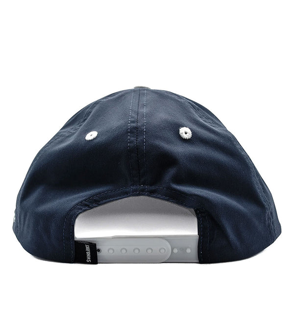 SwingJuice Golf Flag Unisex Active Rope Hat in Navy - back view