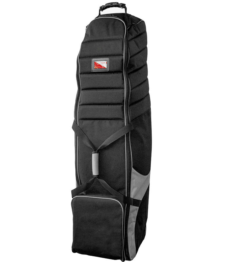 Golf Gifts & Gallery Travel Guardian 400-Series Dual Wheel Travel Cover- standing upright