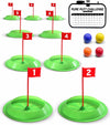 GoSports Pure Putt Challenge Mini Golf Putting Game includes 9 obstacles, 4 balls, and a scorecard