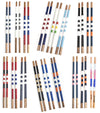 Hazy Golf Golf Alignment Sticks – 17 Colorways- Pairs vertical and at angles