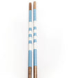 HazyGolf Alignment Sticks –  Carolina Blues- pair vertical