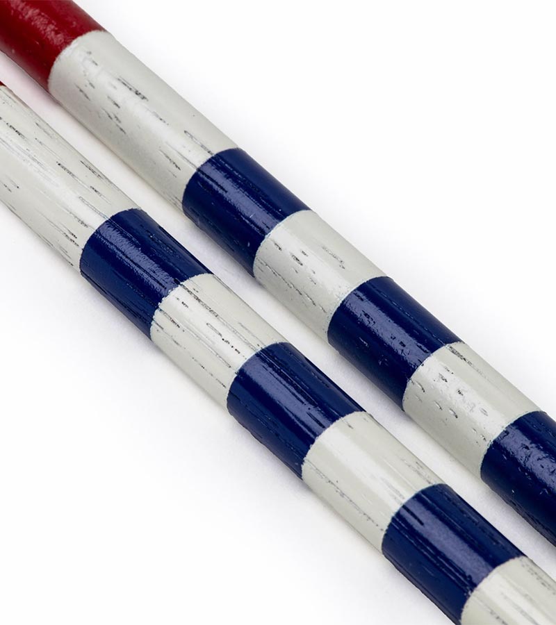 Hazy Golf Alignment Sticks – Rise and Grind - closeup of a pair of sticks