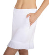 InPhorm Cleo 17" Golf Skirt in white - 3quarter view