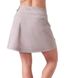Inphorm MAI 17" Wrap Golf Skirt in Latte-back view