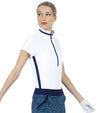 Inphrom Amelia Quarter Zip Womens Golf Polo - 4 Colors