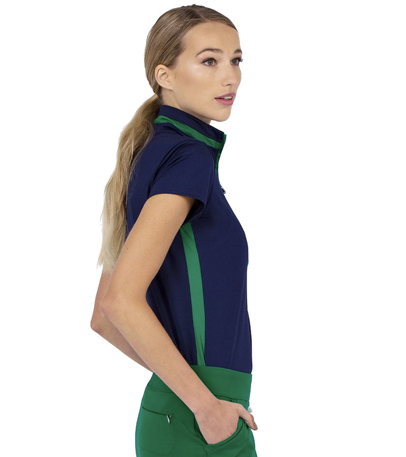 Inphrom Amelia Quarter Zip Womens Golf Polo - 4 Colors