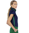 Inphrom Amelia Short Sleeve Quarter Zip Top