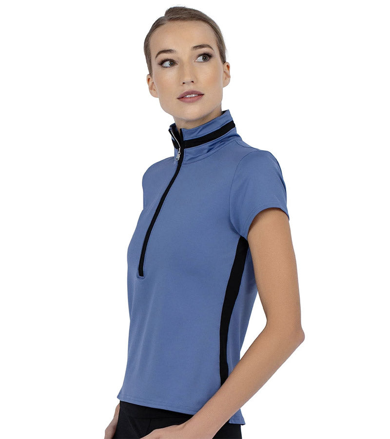 Inphrom Amelia Quarter Zip Womens Golf Polo - 4 Colors