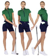 Inphrom Amelia Quarter Zip Womens Golf Polo - 4 Colors