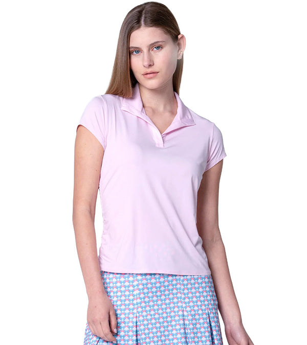 Lucky in Love Day Club Short Sleeve Womens Golf Polo