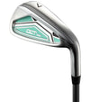 MacGregor Golf DCT3000 Premium Womens Golf Set – #7 ironin  black, silver, with aqua accents.