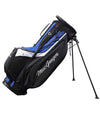 MacGregor Golf Response Golf Stand Bag  in black / blue- legs extended side view 