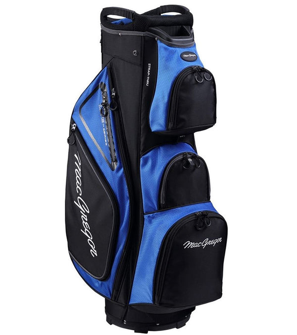 MacGregor Golf VIP Deluxe Golf Cart Bag  in Black/Blue view 1