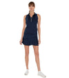 Inphorm Womens Neisha Classic Sleeveless Polo - model -front view in midnight