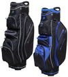 Orlimar CRX Cooler Cart Bag – 2 colorways: Black/Charcoal -left bag and Black/Blue -right bag