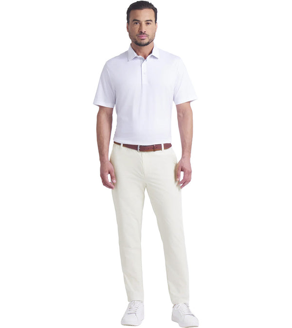 Puma 101 Avant Mens Golf Pants in Alpine White-model front