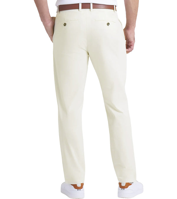 Puma 101 Avant Mens Golf Pants in Alpine White-partial model back