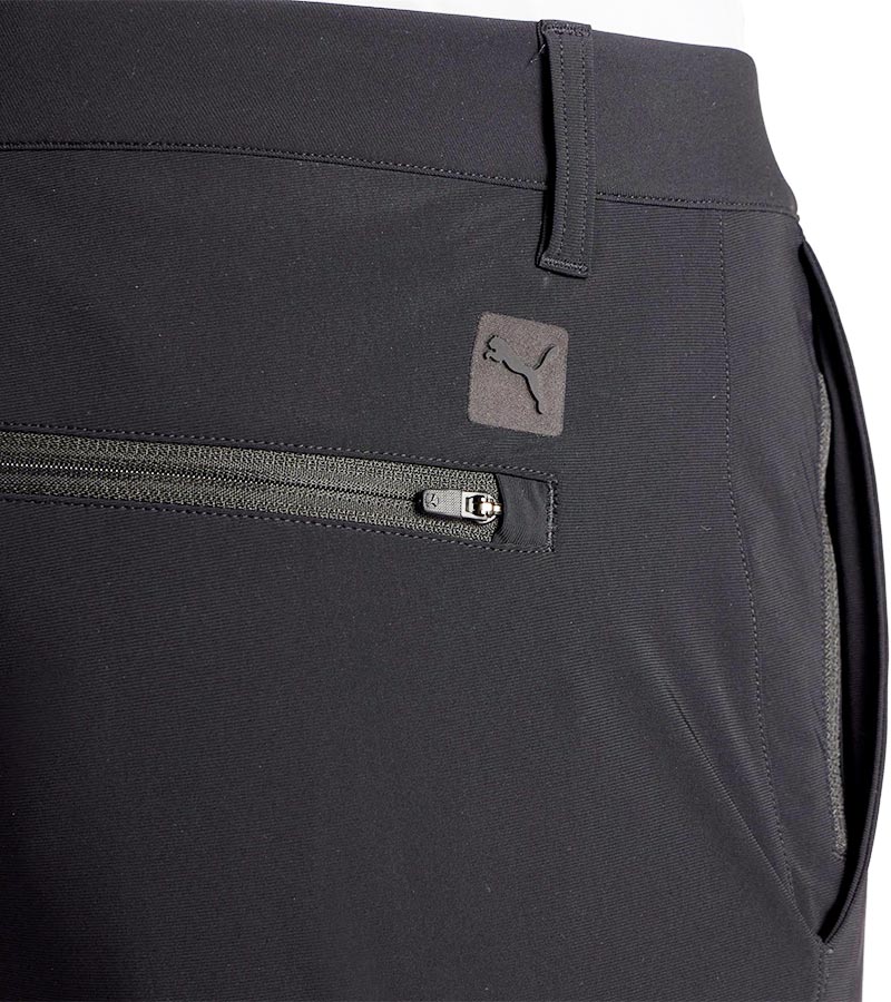 Puma 101 EVO Mens Golf Pants  in Puma Black - close up of  back pocket