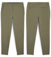 Puma 101 EVO Mens Golf Pants  in Dark Sage - front & back pant views