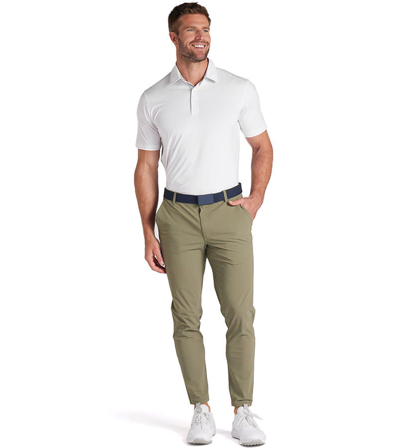 Puma 101 EVO Mens Golf Pants  in Dark Sage - model front view