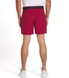 Puma 101 Solid Mens Golf Shorts inseam 7" in Intense Red - partial model back view